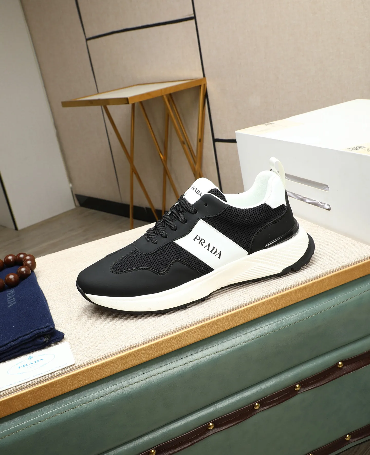 Men's men's shoes💰460🌹🌹[PRADA—Prada] new model🙈original replica! 👟👟👟The uppers are made of top-notch workmanship from Italy🇮🇹Imported calfskin❗️Genuine leather lining@Suitable for travel, the original version has an enlarged engraved sole, making it suitable for all kinds of travel, showing low-key luxury. Let quality speak for itself. Color: Size: 38-44